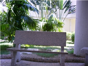 Stone Bench,Granite Bench, G664 Pink Granite Bench