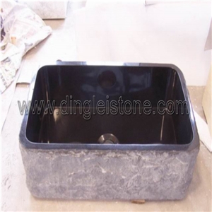 Stone Sink, Granite Sink, Shanxi Black Granite Sink