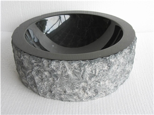 Stone Sink, Granite Sink, Absolute Black Granite Sink