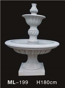 Beautiful Marble Fountain, White Marble Fountain