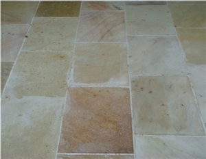 Mint Sandstone, India Beige Sandstone Slabs & Tiles