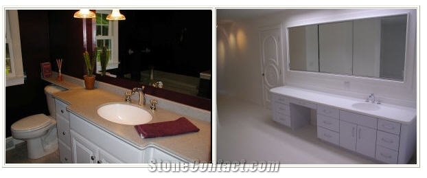 Odyssey Solid Surface Vanity Tops