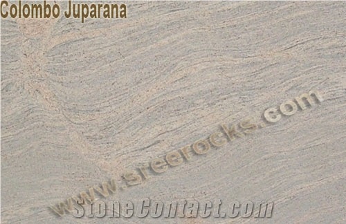 Colombo Juparana Granite Slabs, India Brown Granite