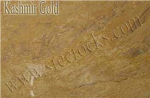 Kashmir Gold Granite Kitchen Countertops, Yellow Granite