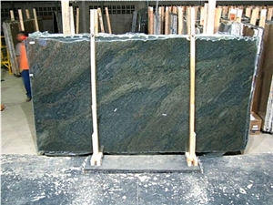 Verde Candeias Granite Slabs, Dark Green Granite Slabs