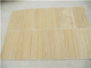 Vein Cut Travertine Tiles, Turkey Beige Travertine