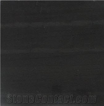 Black Wood Grainy Marble Slabs & Tiles, China Black Marble
