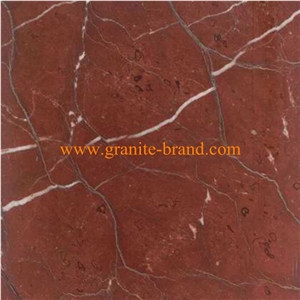 China Rojo Alicante(light), China Red Marble Slabs & Tiles
