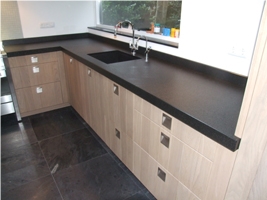 Nero Assoluto Kitchen Countertops, Black Granite