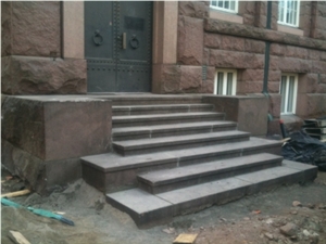 Granite Exterior Stairs, Steps, Kuru Grey Granite