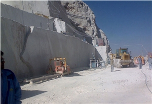 Shayan Cream Marble Blocks, Iran Beige Marble