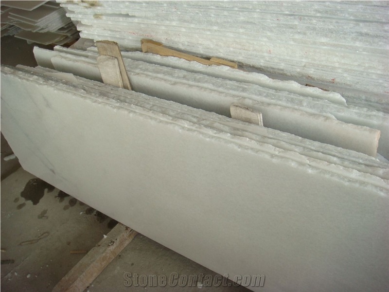 Natural Crystal White Marble Slabs