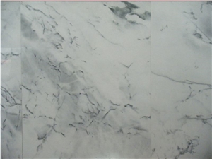 Sichuan Landscape White Marble Tiles, China Crystal White Marble Slabs & Tiles