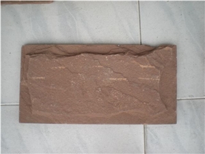 Split Red Sandstone Wall Tile