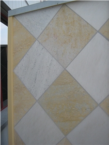 Quartzite Polished Floor Pattern, Jilove Quartzite Slabs