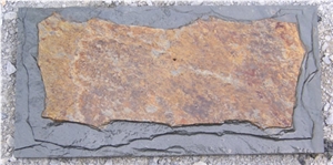 Mushroom Slate,rusty Slate, Mushroom Stone, China Rust Slate Mushroom Stone