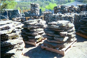 Pennsylvania Sandstone Steppers, Brown Sandstone Cobble, Pavers