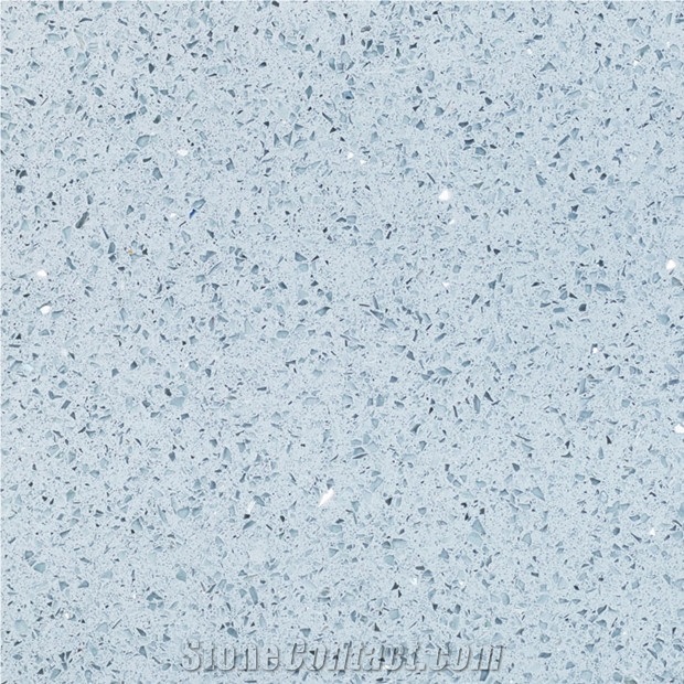 F7301 Stellar Light Grey Quartz Stone