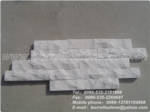 White Culture Stone For Public Signs, China White Marble Cultured Stone