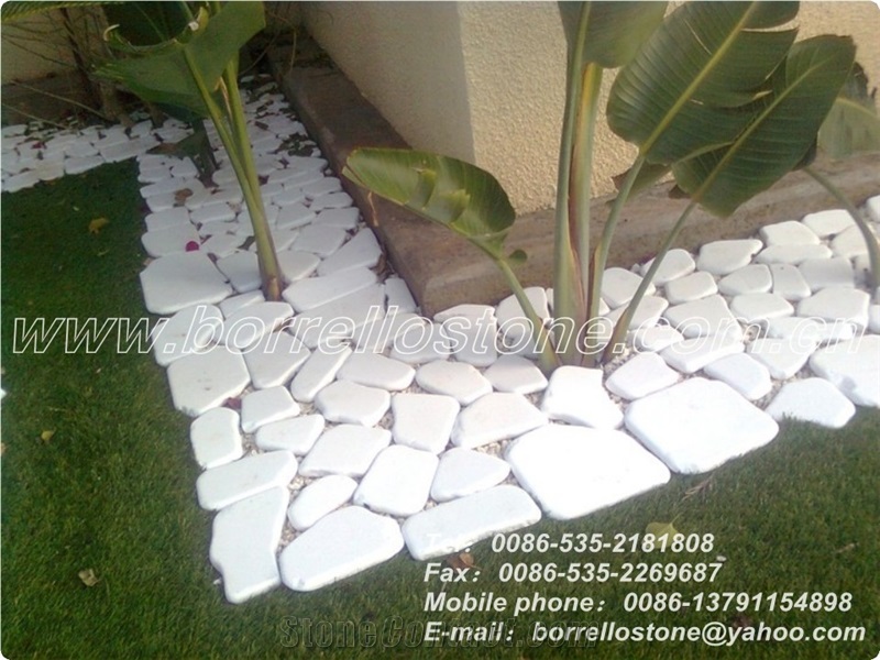 White Marble Landscaping Stones from China
