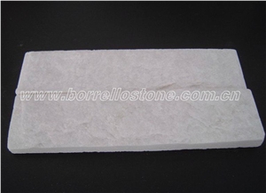 White Marble Stacked Stone