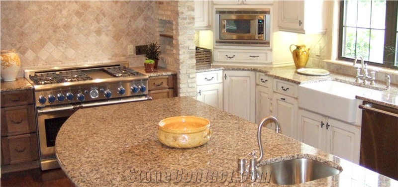 Yellow Granite Kitchen Countertops