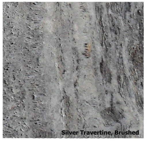 Silver Travertine Tile, Turkey Grey Travertine