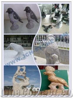 Natural Stone Animal Carving Granite Sculpture & Statue