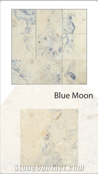 Blue Moon, Indonesia Blue Marble Slabs & Tiles