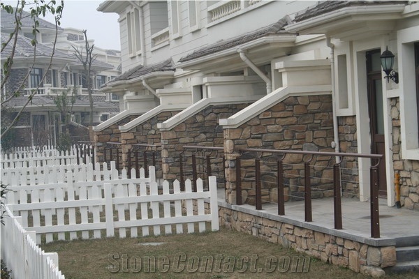 Slate Stone Cultured Stone,Rusty Quartzite Cultured Stone, Wall Cladding, Stacked Stone Veneer, Corner Stone Clearance,Hebei Natural Surface Stone