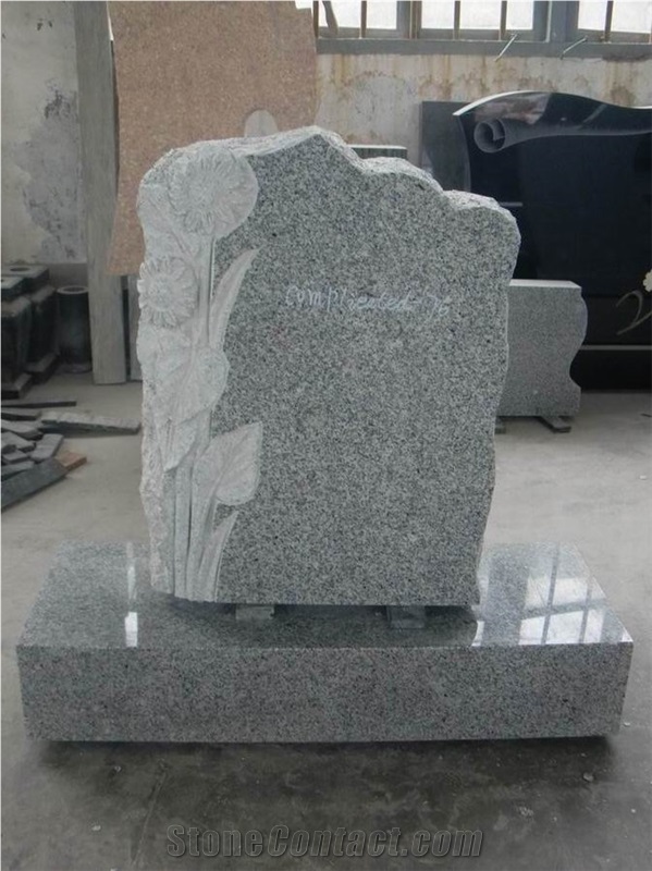 G654 Tombstone G654 G654 Dark Grey Granite Tile Slabs Cube Stone Stairs, G654 Black Granite Tombstone