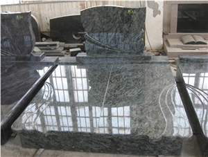 Granite Olive Green Double Monument