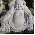 Granite Status, Buddha Sculpture, G633 Grey Granite Sculpture