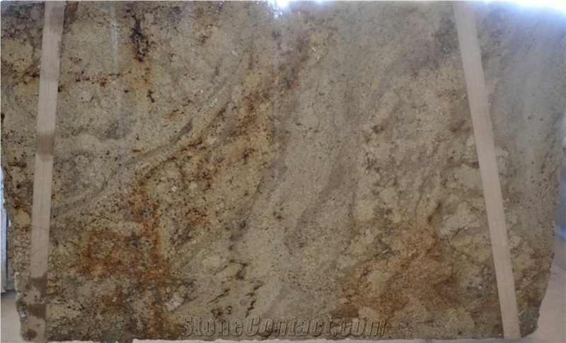 Siena Beige 3cm Slabs, Brazil Beige Granite