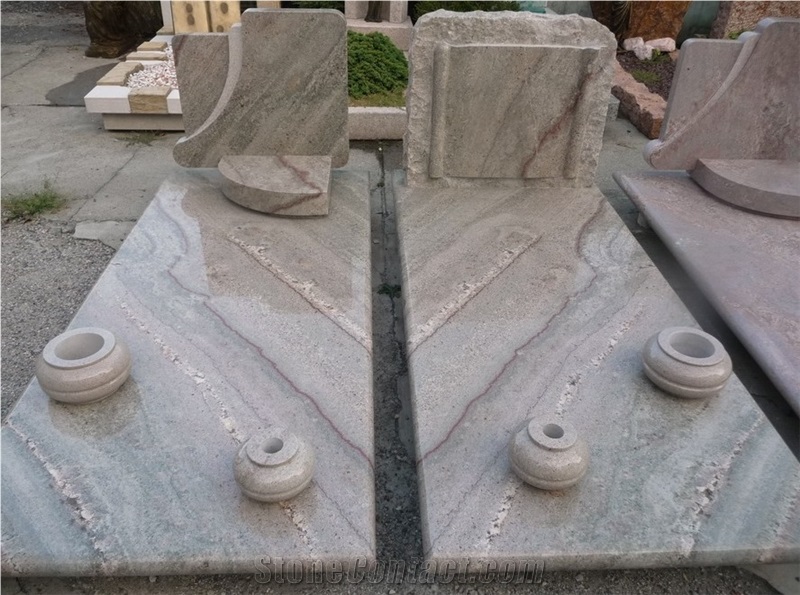 Multicolor Cloud Granite Monuments