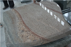Multicolor Cloud Granite Monuments