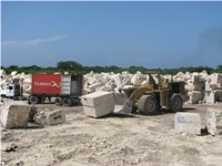 Coralina Limestone Block, Dominican Republic White Limestone
