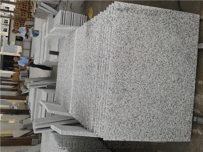 G655 Tongan White Granite Flamed Tile, G655 Grey Granite Flooring Tiles