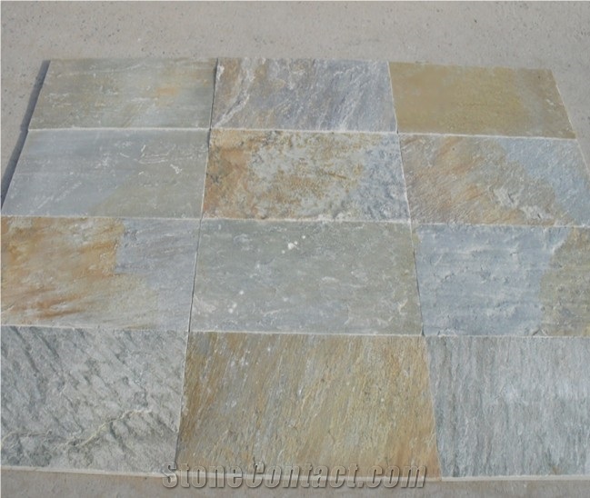 P014 Slate Tiles, China Beige Slate