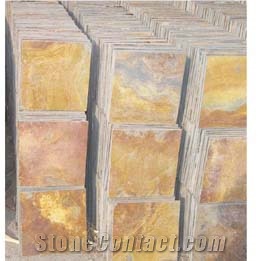 Rusty Slate Tiles, China Yellow Slate