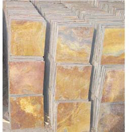 Rusty Slate Tiles, China Yellow Slate