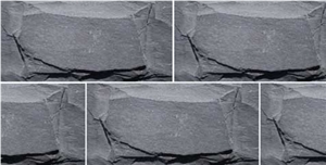 Black Slate Mushroom Stone