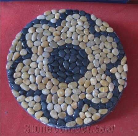 Pebble Stone Mosaic Medallions from China - StoneContact.com