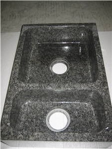 Kitchen Sink, China Impala Black Granite Sink