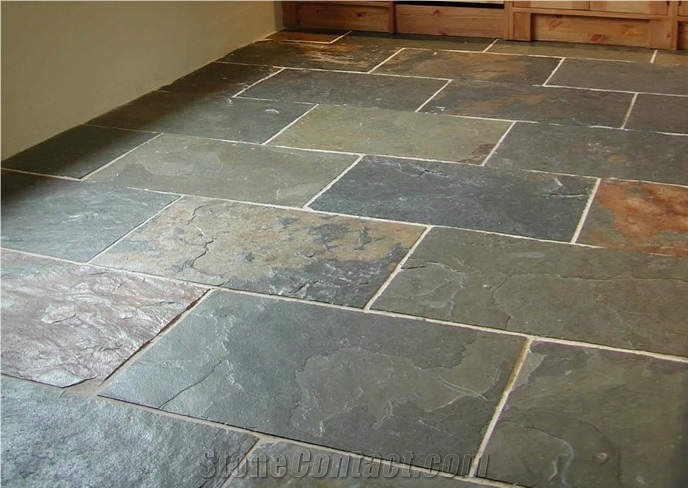 Chinese Slate Flooring Tiles From China, Black Slate Floor Tiles Ireland
