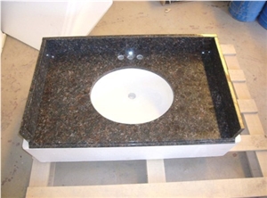 Granite Hotel Vanitytops, Tan Brown Granite Bath Tops