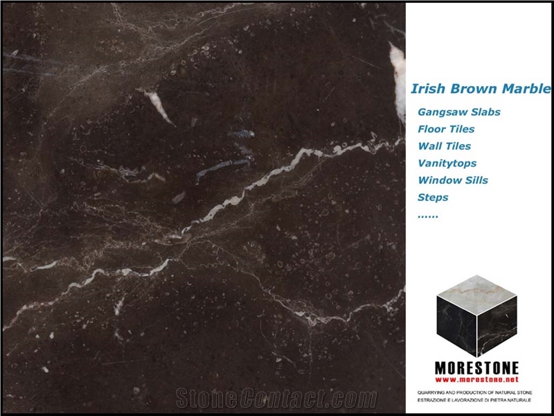 Irish Brown Marble Slabs, China Emperador Dark Brown Marble Slabs
