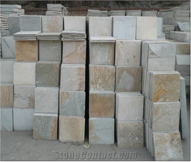 Natural Surface Slate Flooring Tiles