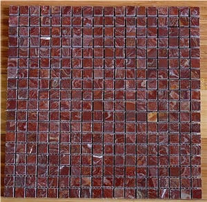 Hongwanluo Red Marble Mosaic