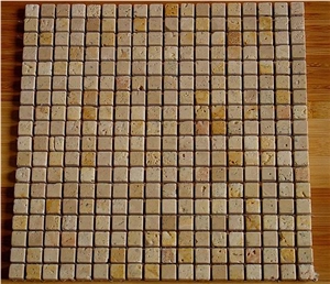 Yellow Travertine Mosaic
